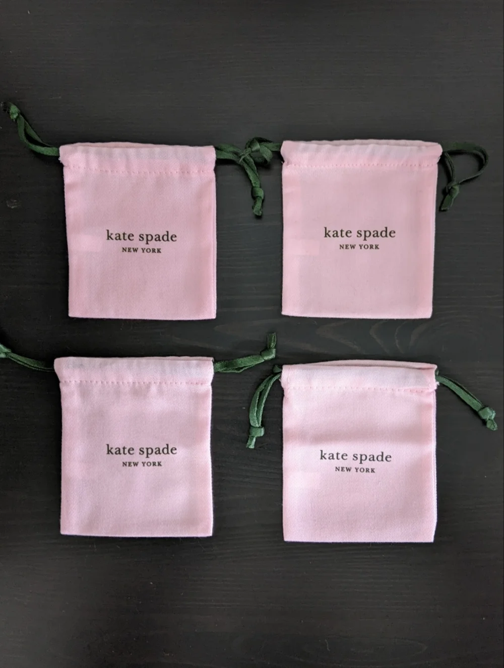 Kate Spade Jewelry Dust Bags, Set of 4